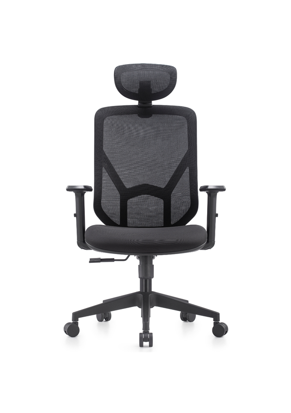 Cadeira Ergonômica de Escritório NR17 - Preta Alpha High - Movescan