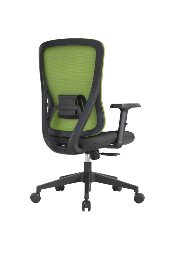 Cadeira Ergonômica de Escritório Verde Escuro / Preta Kappa - Movescan