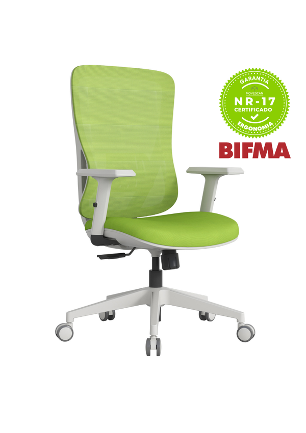 ★美品★swivel 141㎝× swivel size Mバインディング Cadeira Ergonômica de Escritório Verde - Sigma - Movescan
